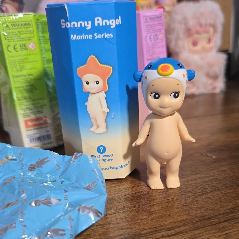 Sonny Angel Marine Series Blow Fish 100% Authentic